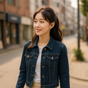 [여자 80~85]H&M 진청 데님 자켓