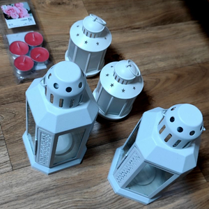# 이케아 스트롤라 엔룸 양초렌턴 4Pcs 무드등 급처