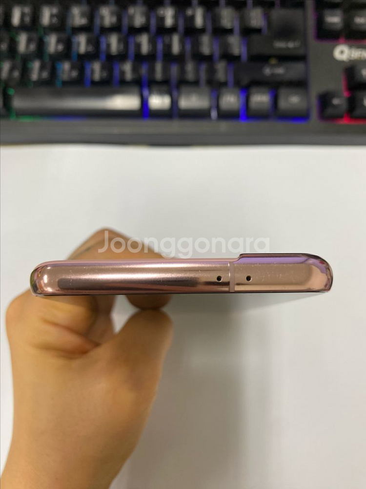 SK 갤럭시S21 핑크 A급 256GB 무잔상--4