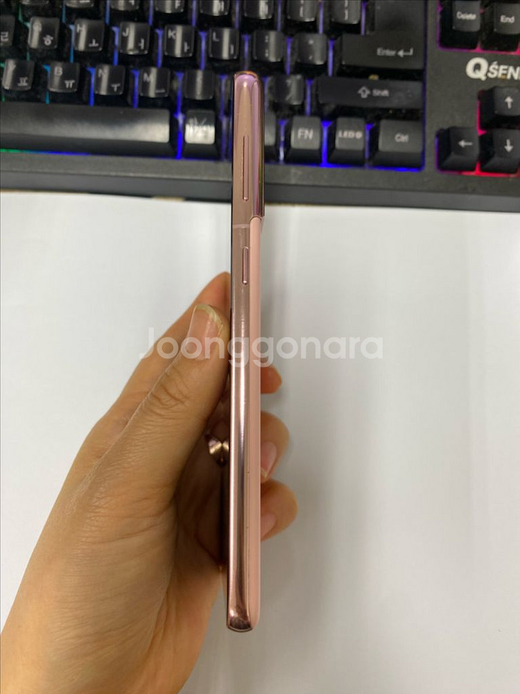 SK 갤럭시S21 핑크 A급 256GB 무잔상--6