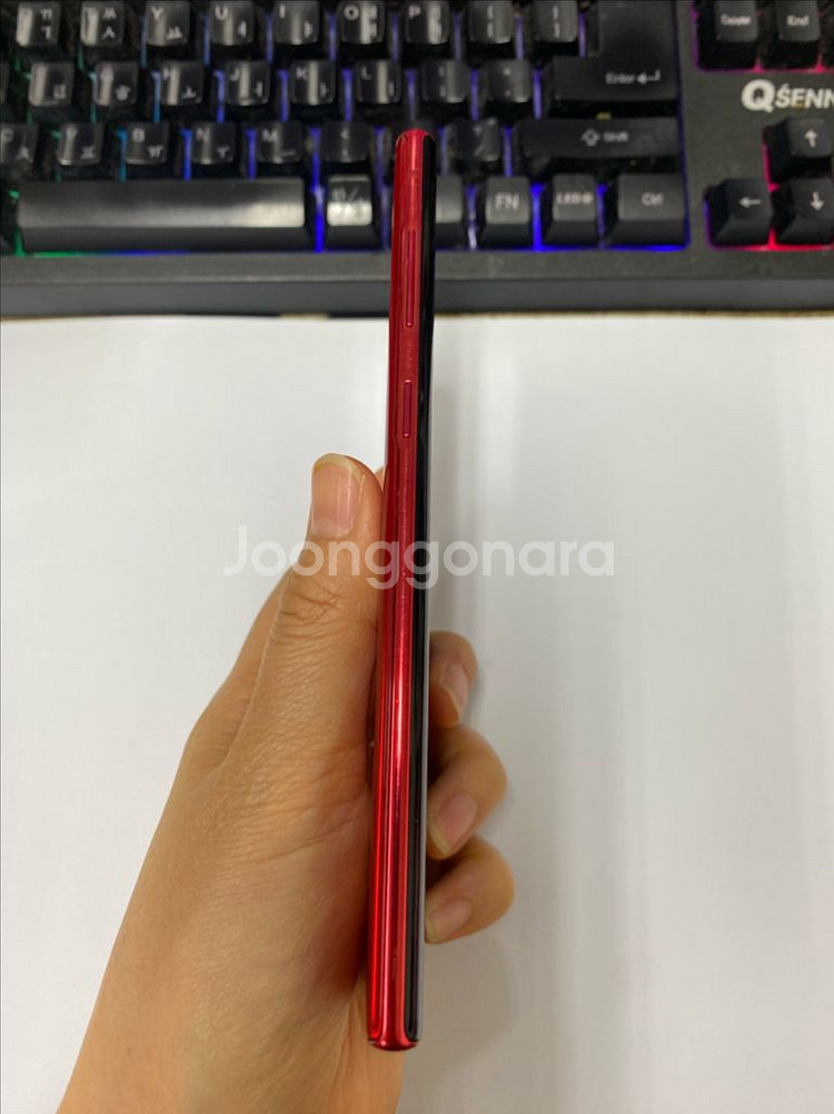 KT 갤럭시노트10 레드 액정SS급 256GB 무잔상--4