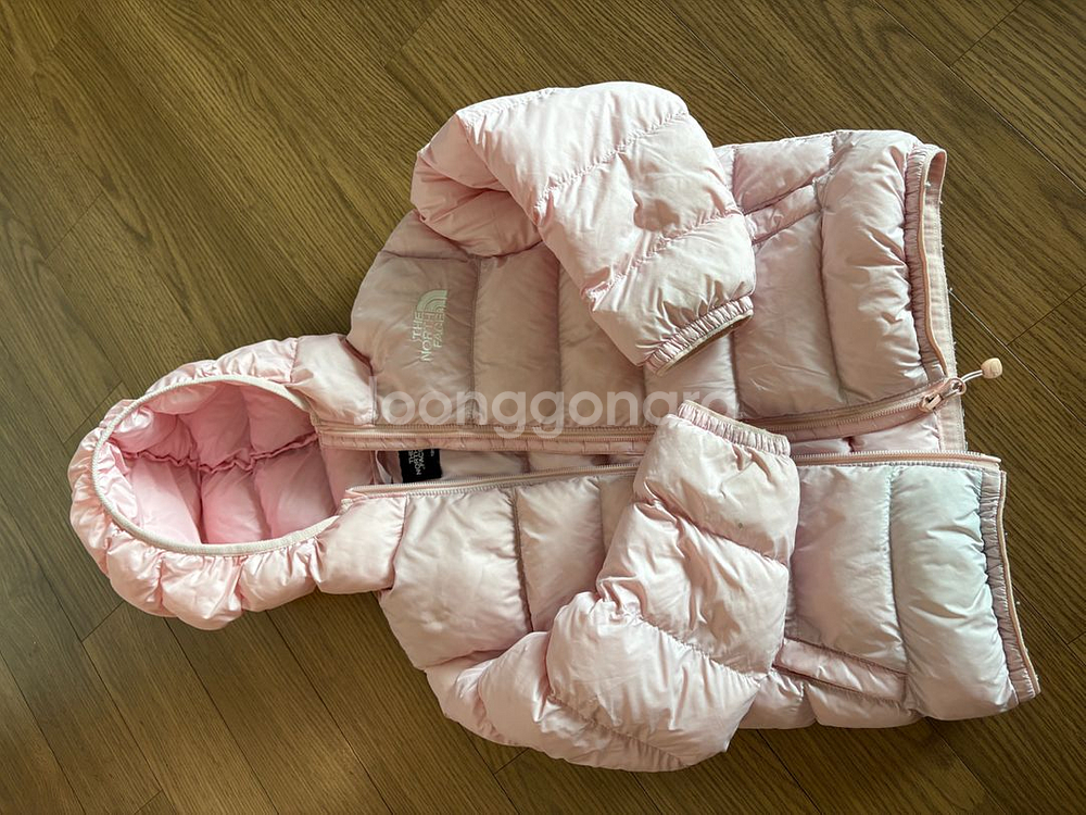 노스페이스 경량패딩 120--1