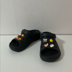245-250 블랙 키높이 샌들 슬리퍼