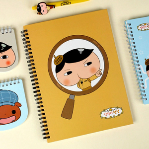 B5 엉덩이 탐정 노트 스프링노트2권+엉탐모양 수첩