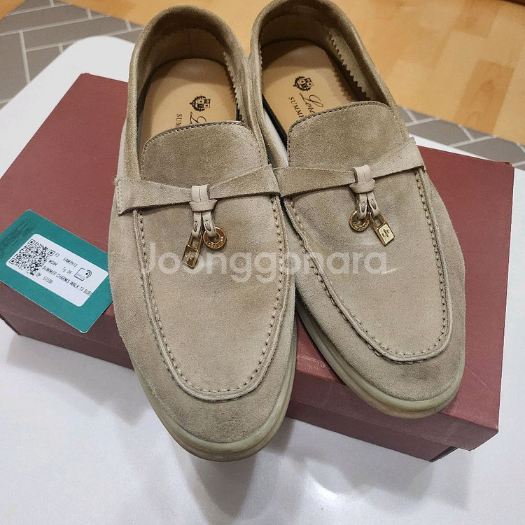 로로피아나 썸머워크 로퍼 샌드스톤--0