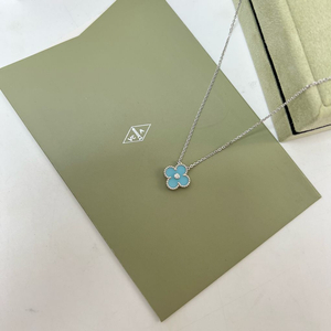민트 포슬린 다이아 18K 빈티지 알함브라 목걸이