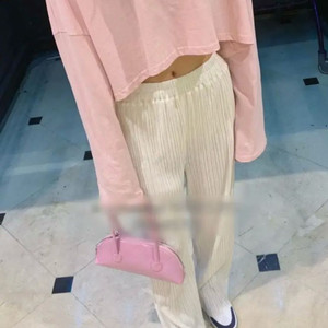 (새제품) 플리츠 밴딩 팬츠 아이보리/연두