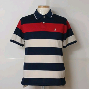 66)폴로랄프로렌 단가라 반팔 카라티셔츠