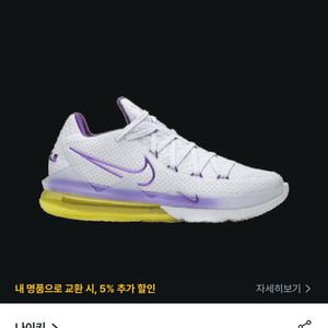 나이키 르브론 17 로우 레이커스260