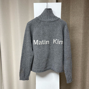 마땡킴 니트 집업 M