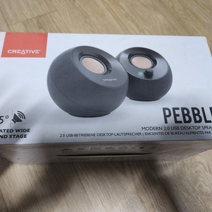 미개봉 크리에이티브 PEBBLE 2.0 PC 컴퓨터 스