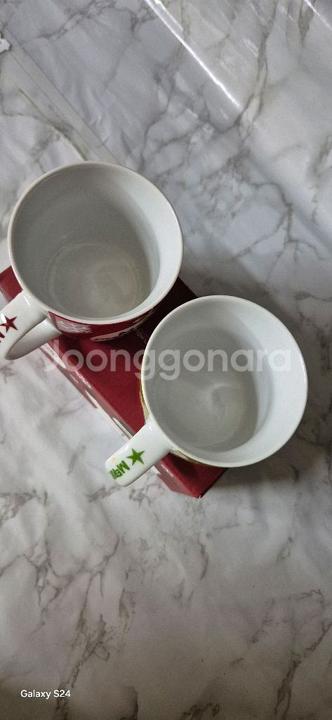 크리스마스 머그컵 2p--3