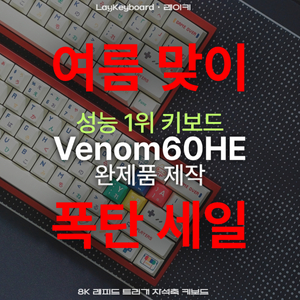 [레이키공방] 베놈60HE 완제품제작