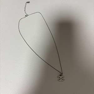 빈티지 샤넬 업사이클링 목걸이 화이트