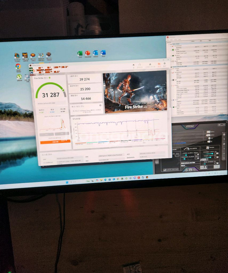RTX3080 트리니티 APM 홀로 싸게팝니다--0