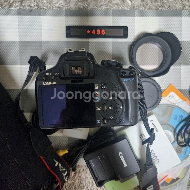 캐논 EOS 500D 디지털카메라 가방세트--3