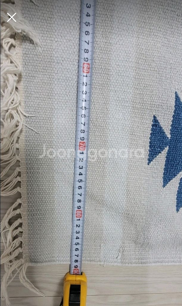 까사미아 면 러그 150x90 인도산--2