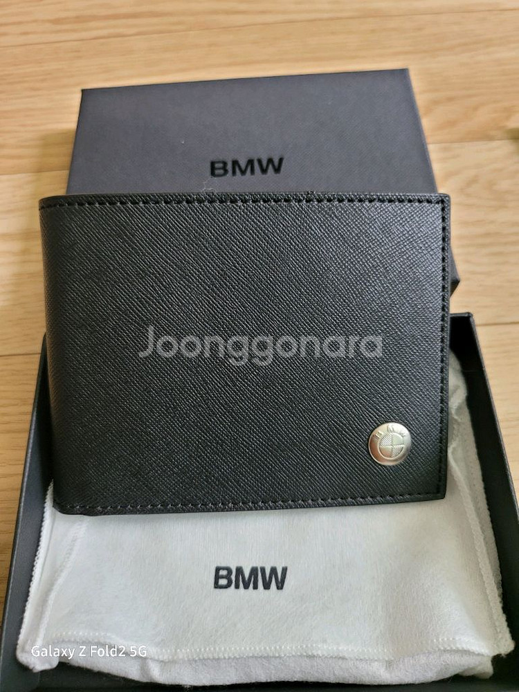 BMW 투톤 반지갑(새상품)--2