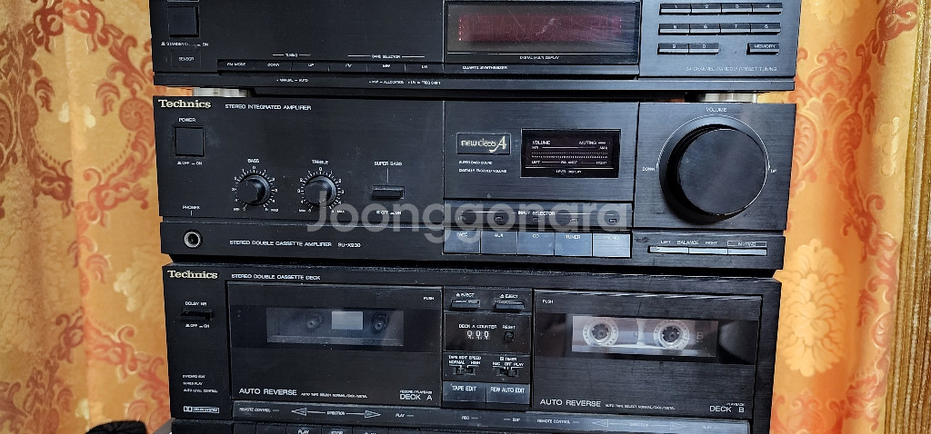 테크닉스 su-x920amp/더블 카세트+st-x930--0