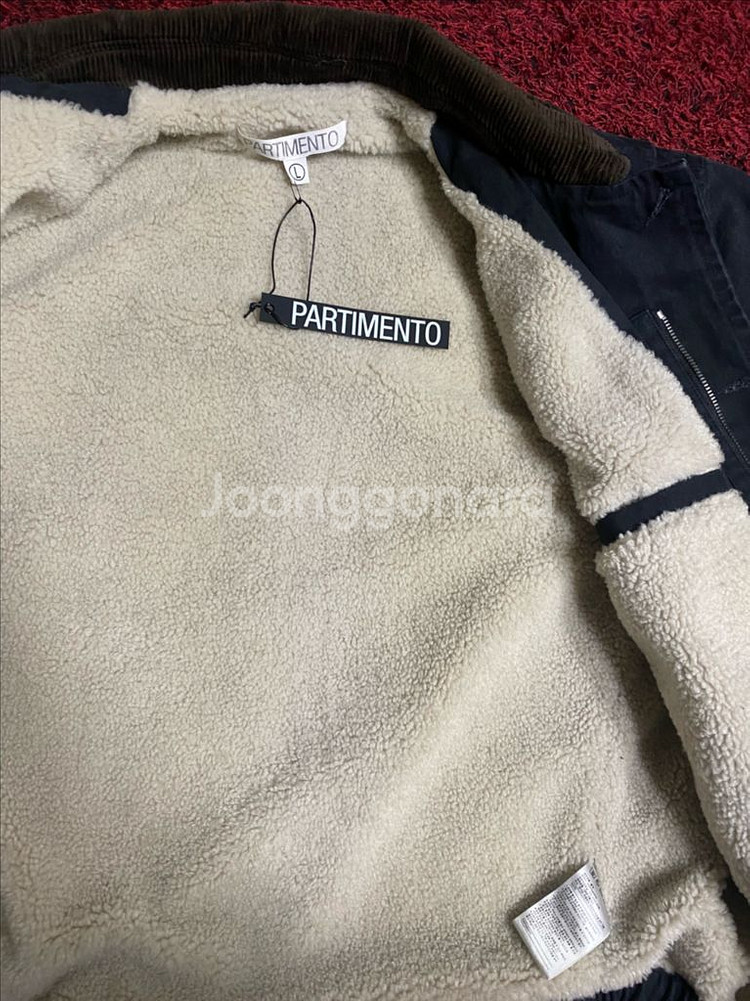 파르티멘토 보아 플리스 VTG 워시드 크루 자켓 판매--3