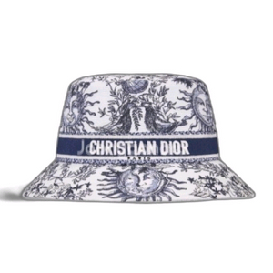 DIOR 뜨왈드 주이 바비로고 버킷햇