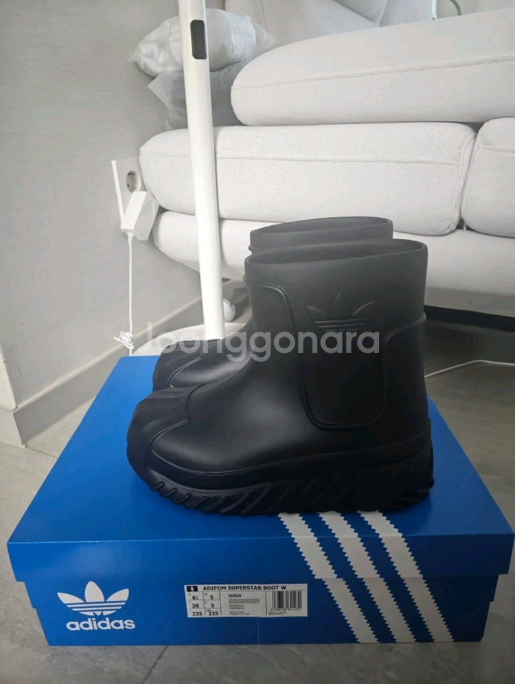 아디다스 아디폼 슈퍼스타 레인부츠 235 새상품--1