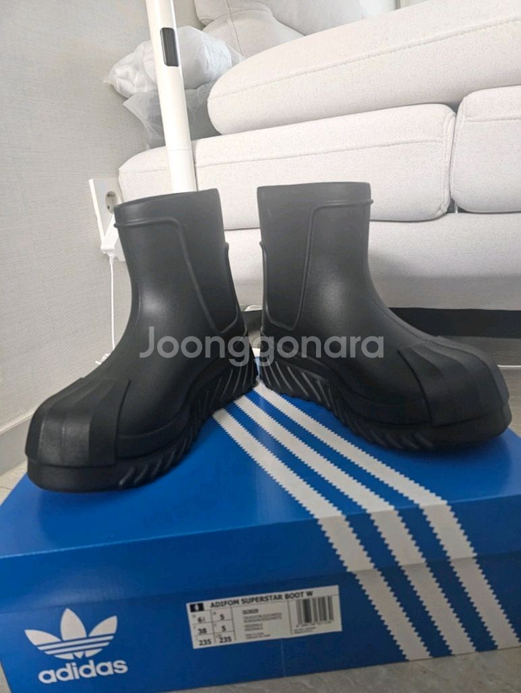 아디다스 아디폼 슈퍼스타 레인부츠 235 새상품--3