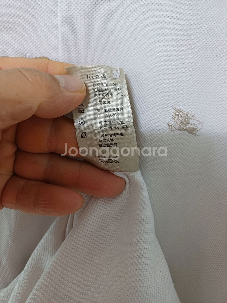명품 여성 버버리 반팔 카라티셔츠 (95)--5