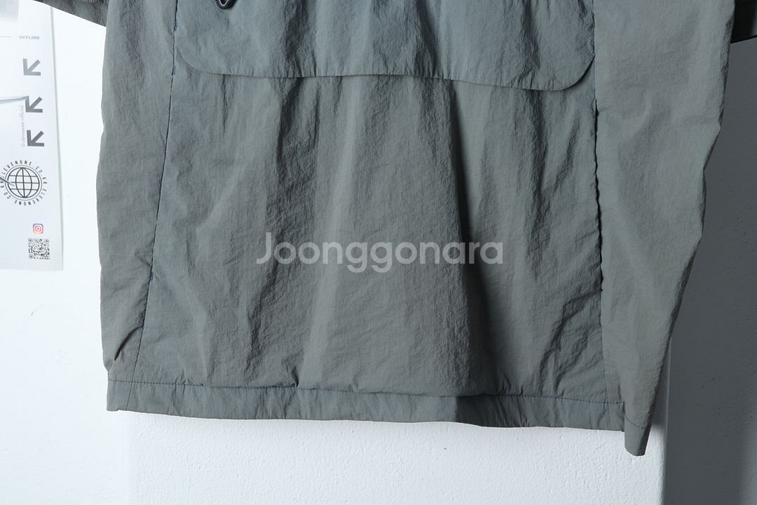(XL) 블랙야크 반팔 티셔츠 반집업 아노락 방풍--1