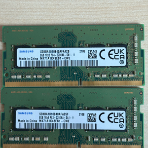 DDR4 노트북램 8G 2개 + NVMe 250G