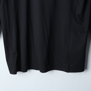 W(XL) 아디다스 카라 긴팔티셔츠 기능성 블랙