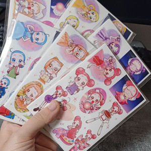 꼬마마법사레미 애니인스 스티커 다꾸