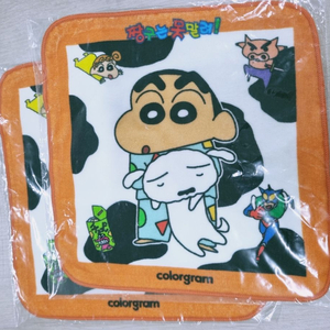 컬러그램 짱구 핸드타월2장(택포)