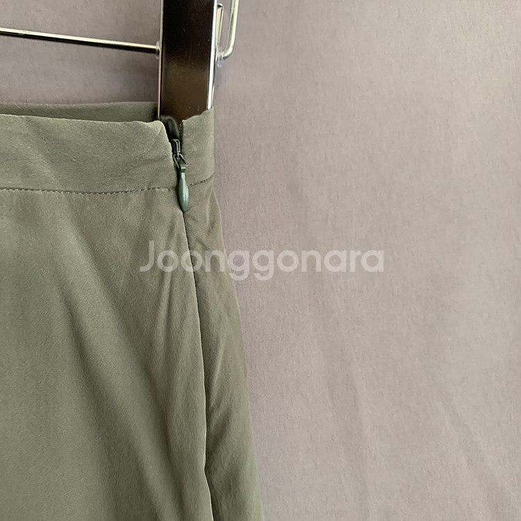 0 띠어리 애시메트릭 드레이프 실크 롱 스커트 치마--3