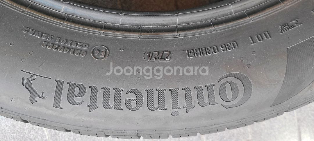 235 55 19 미쉐린투어AS,콘티넨탈RX 중고타이어--8