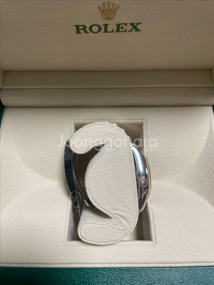 롤렉스 윔블던 18k베젤 로즈골드 콤비 36mm--4