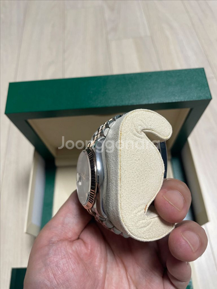 롤렉스 윔블던 18k베젤 로즈골드 콤비 36mm--6
