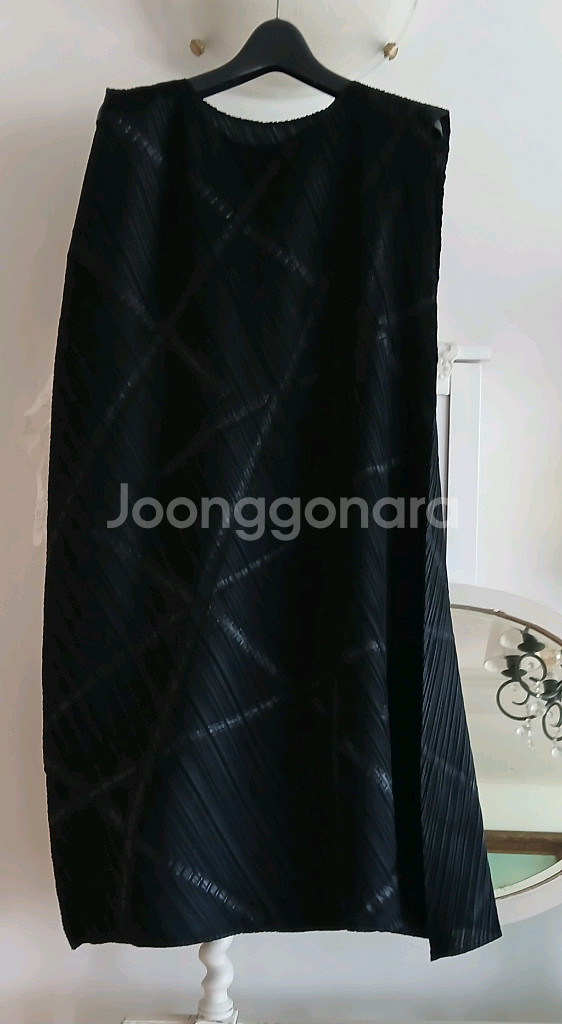 이세이미야케 플리츠플리즈 블랙 원피스--1