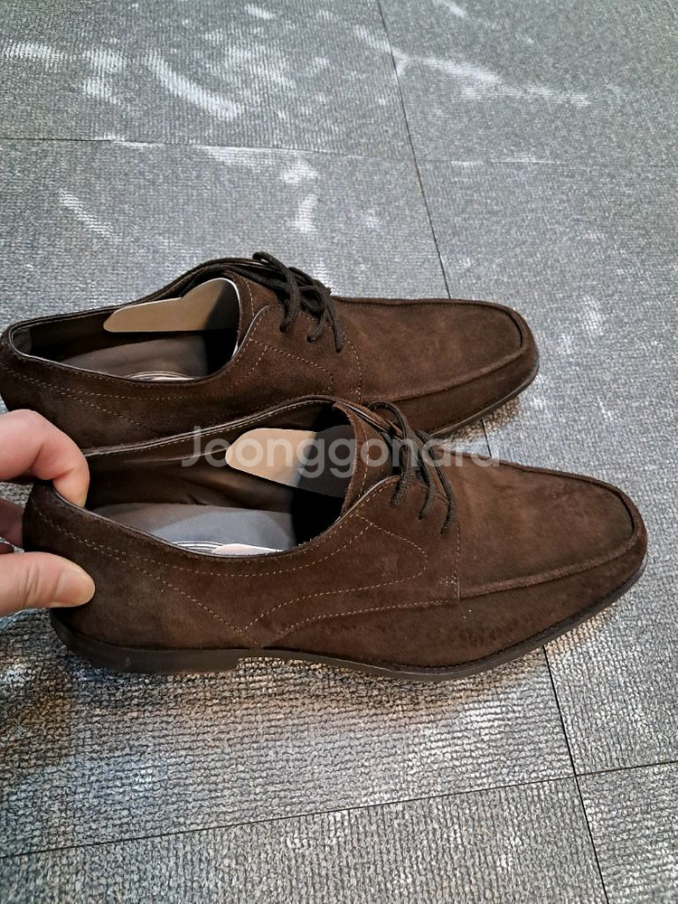 TODS 스웨이드 남성 구두 브라운--0
