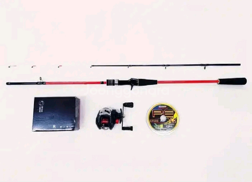 (택포)쭈꾸미.갑오징어루어대165+베이트릴+합사--0