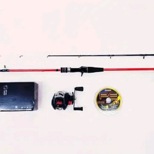 (택포)쭈꾸미.갑오징어루어대165+베이트릴+합사