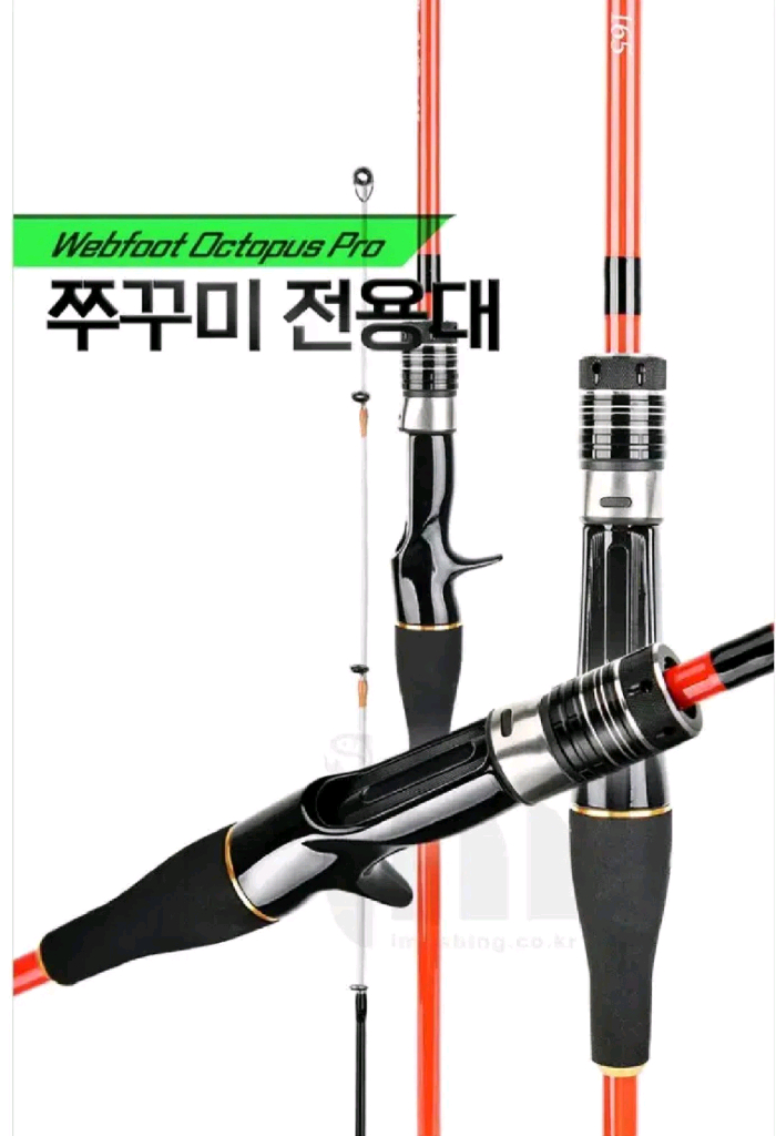 쭈꾸미,갑오징어루어대+외핸들11볼베이트릴+합사 이미지
