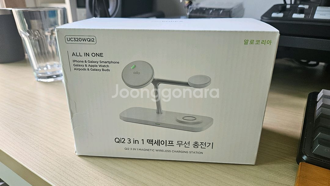 알로코리아 Qi2 3in1 맥세이프 무선충전기--0