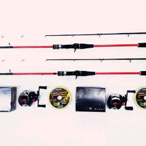 쭈꾸미.갑오징어루어대165 2대+베이트릴2대+합사 이미지