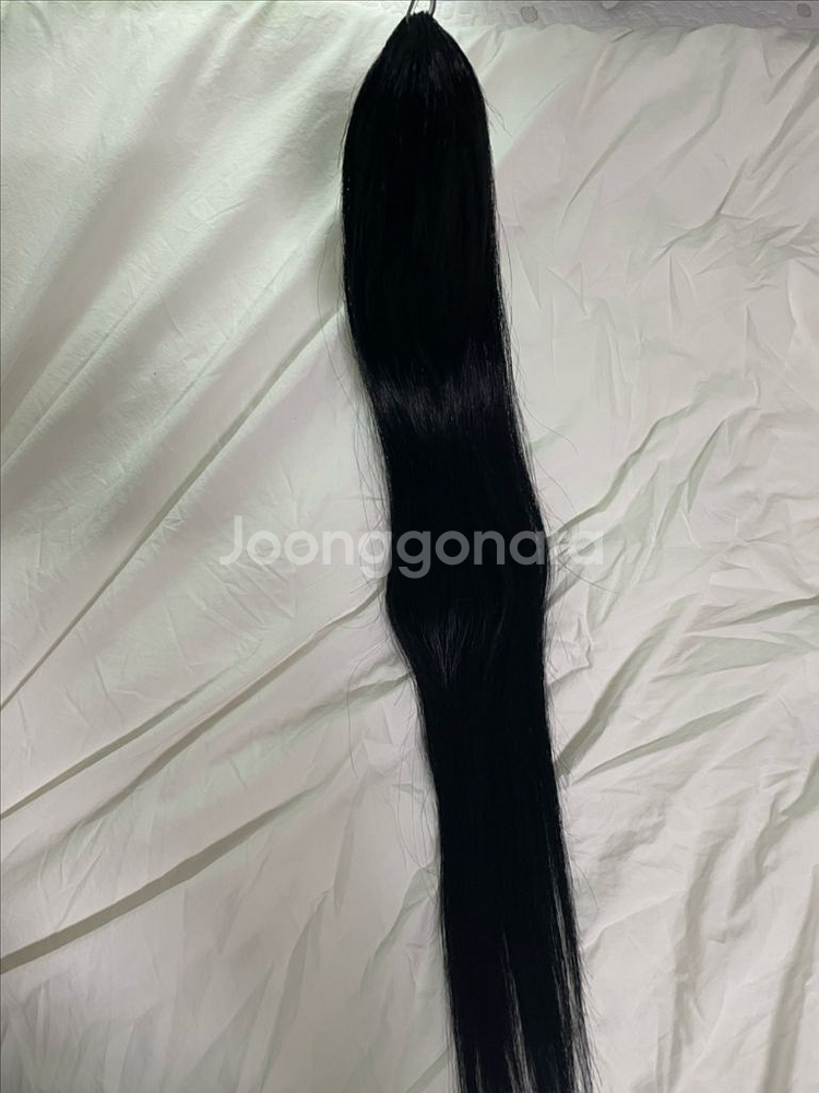 노팁 붙임머리 24인치 블랙 반팩--0