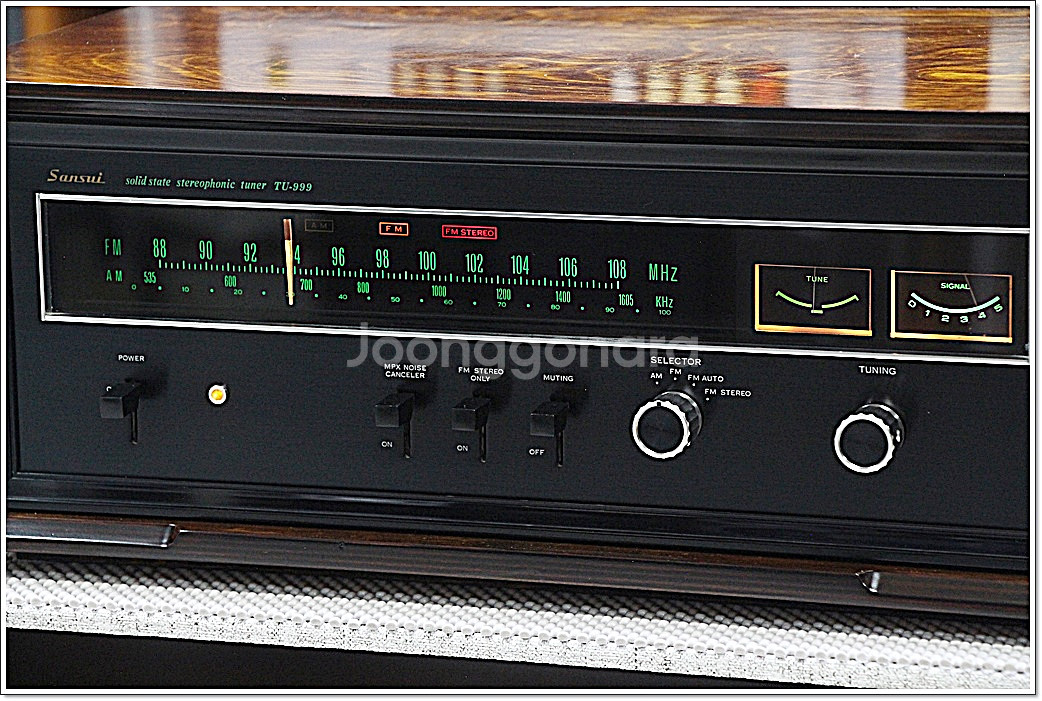 산수이 고급형 명기 아날로그 튜너 모델 TU-999--3