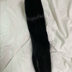 노팁 붙임머리 24인치 블랙 한팩