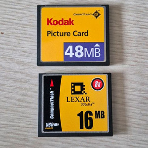 cf카드 16mb ,48mb
