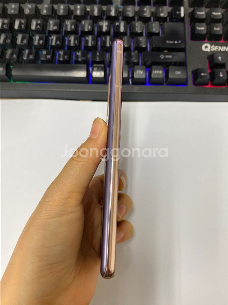SK 갤럭시S21 퍼플 액정SS급 256GB 무잔상--4