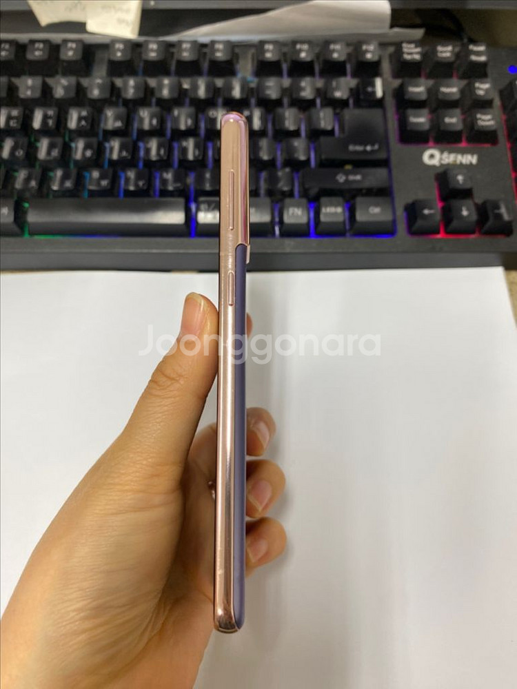 SK 갤럭시S21 퍼플 액정SS급 256GB 무잔상--3